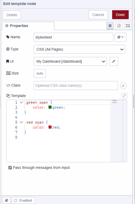 Image showing added style to the tempalate widget Image showing added style to the tempalate widget